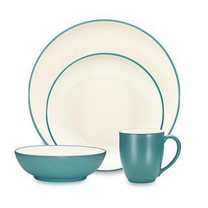 Noritake® Colorwave Coupe 4-Piece Place Setting in Turquoise
