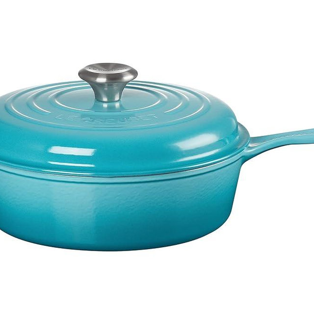 Le Creuset Enameled Cast Iron Signature Cassadou, 3.75 qt., Caribbean