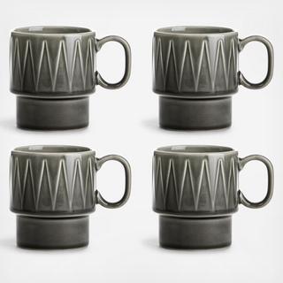 Coffee & More Mug, Set of 4