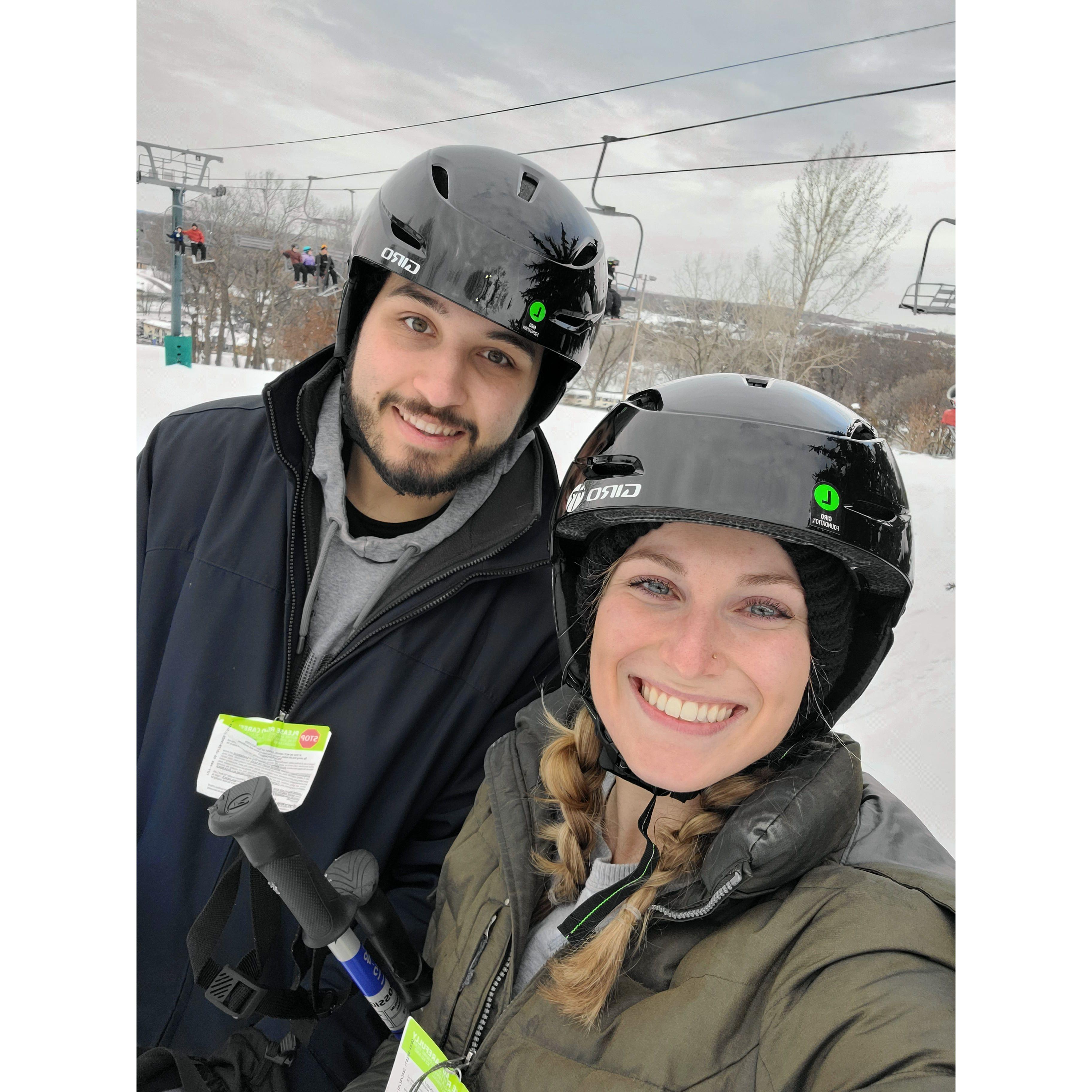 2022 - Skiing at Buck Hill
