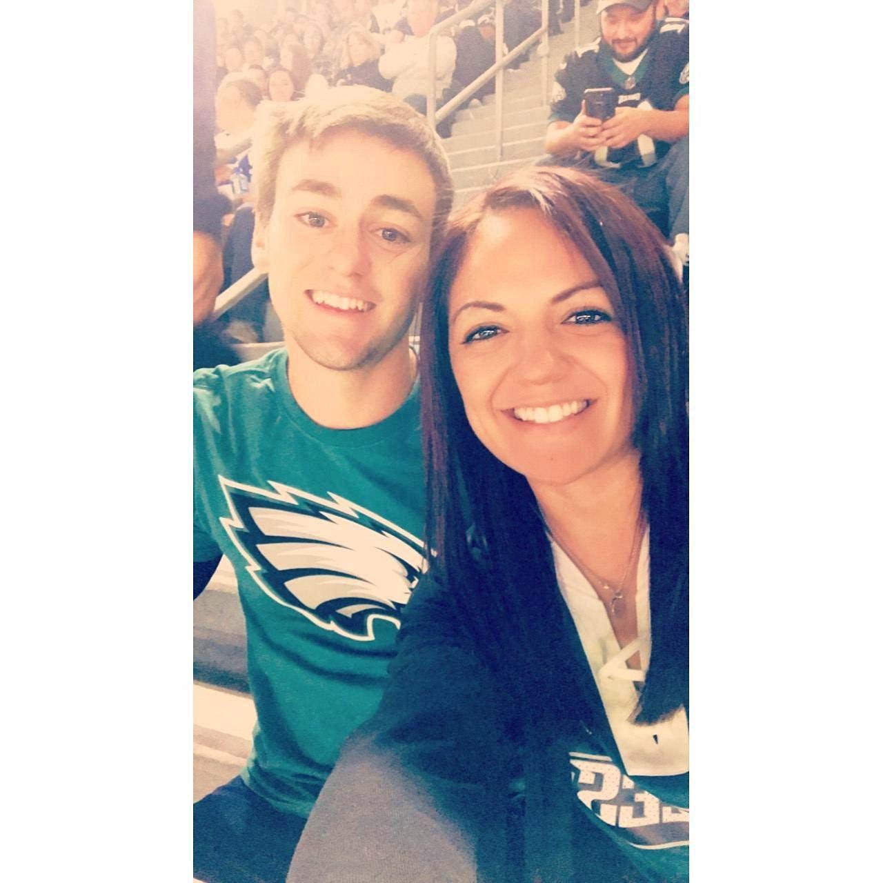 Surprise! Tickets to the Eagles (his favorite team) vs the Cowboys, Nov. 2017