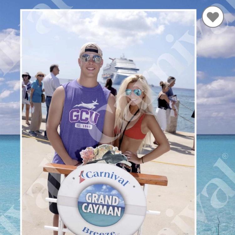 The first time we met on a cruise in 2018!