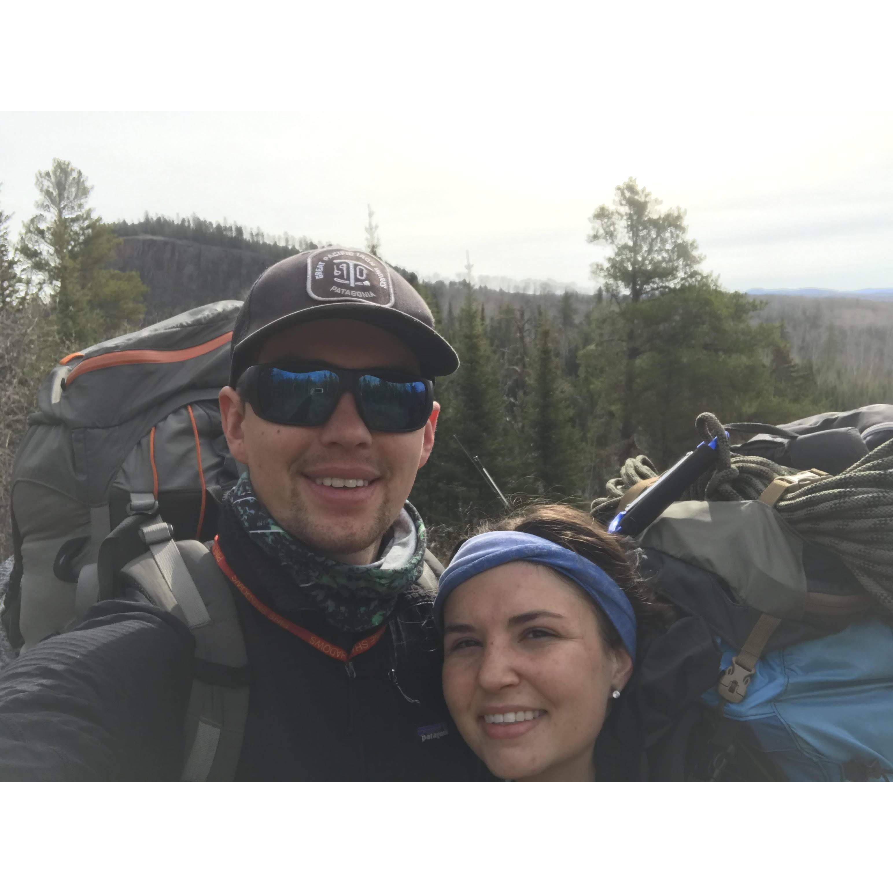 Hiking and camping the Border Route Trail round 1