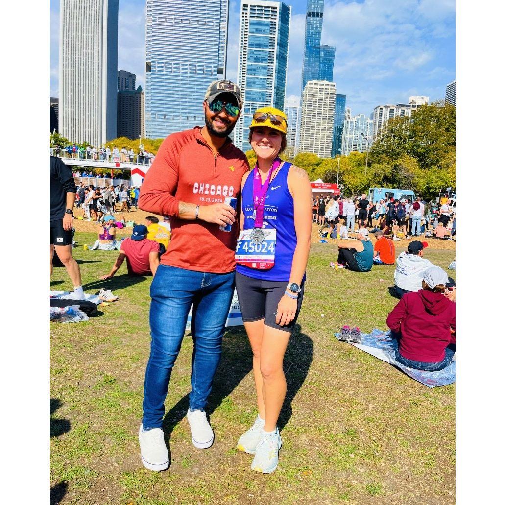 Celebrating Renee's PR Following the Chicago Marathon 2024
