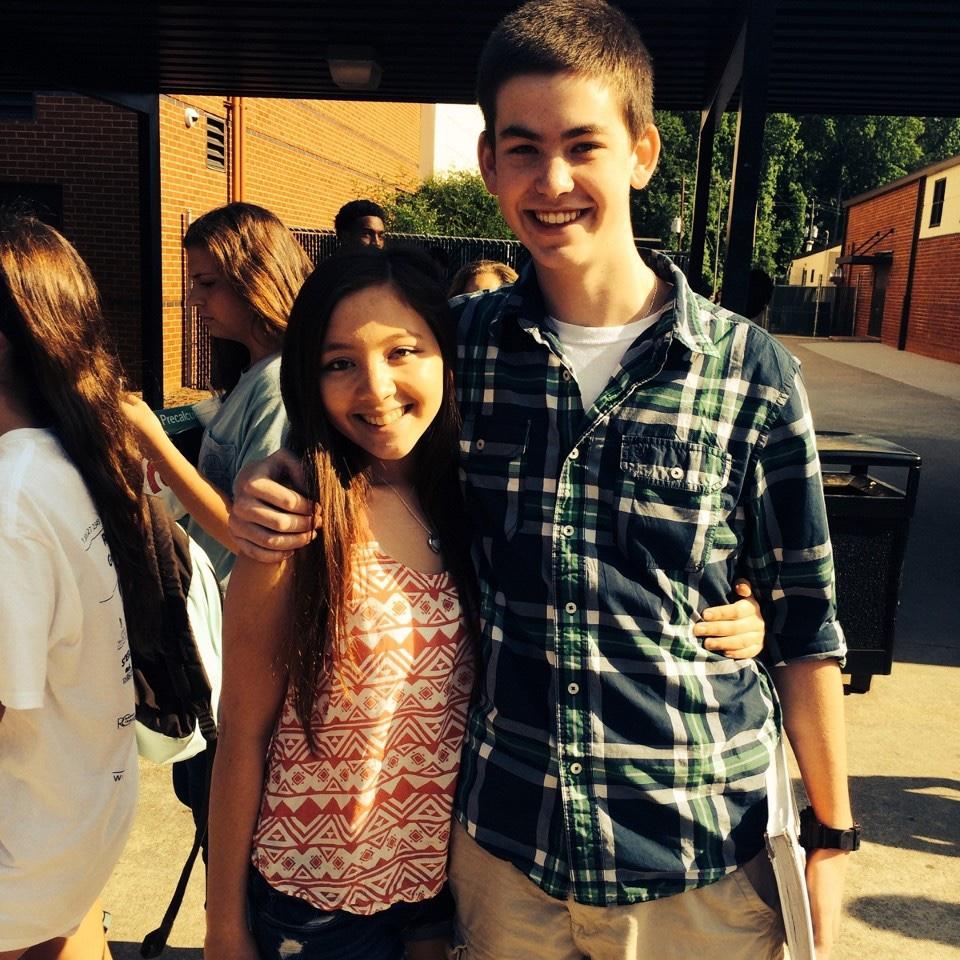 May 2014: The VERY FIRST picture of Brittany & Kyle!