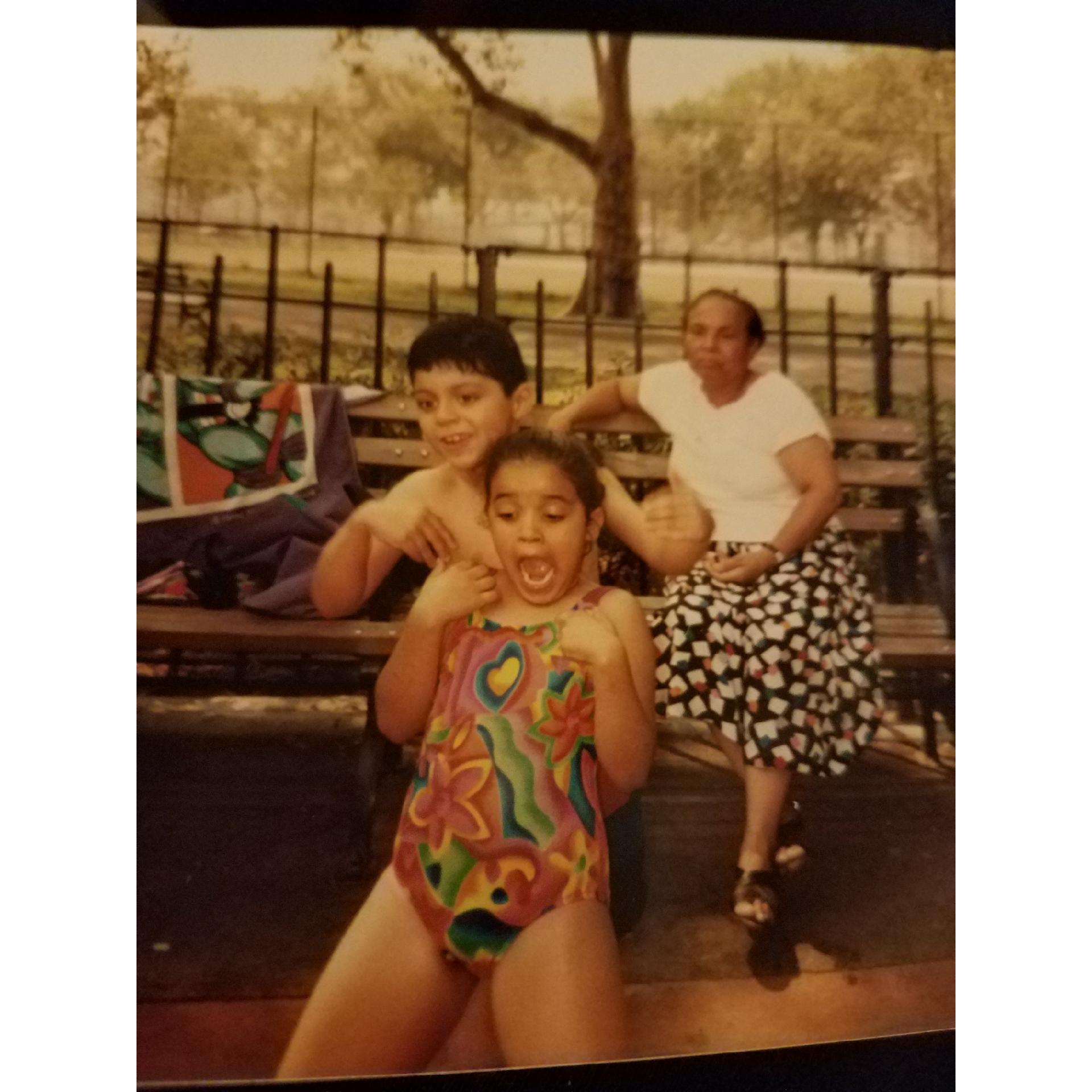 Flashback to Jenn and her oldest younger brother Rick Jr. Basically...nothing has changed!