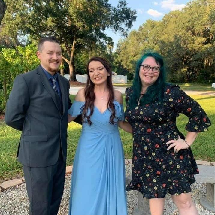 At a friends' wedding.