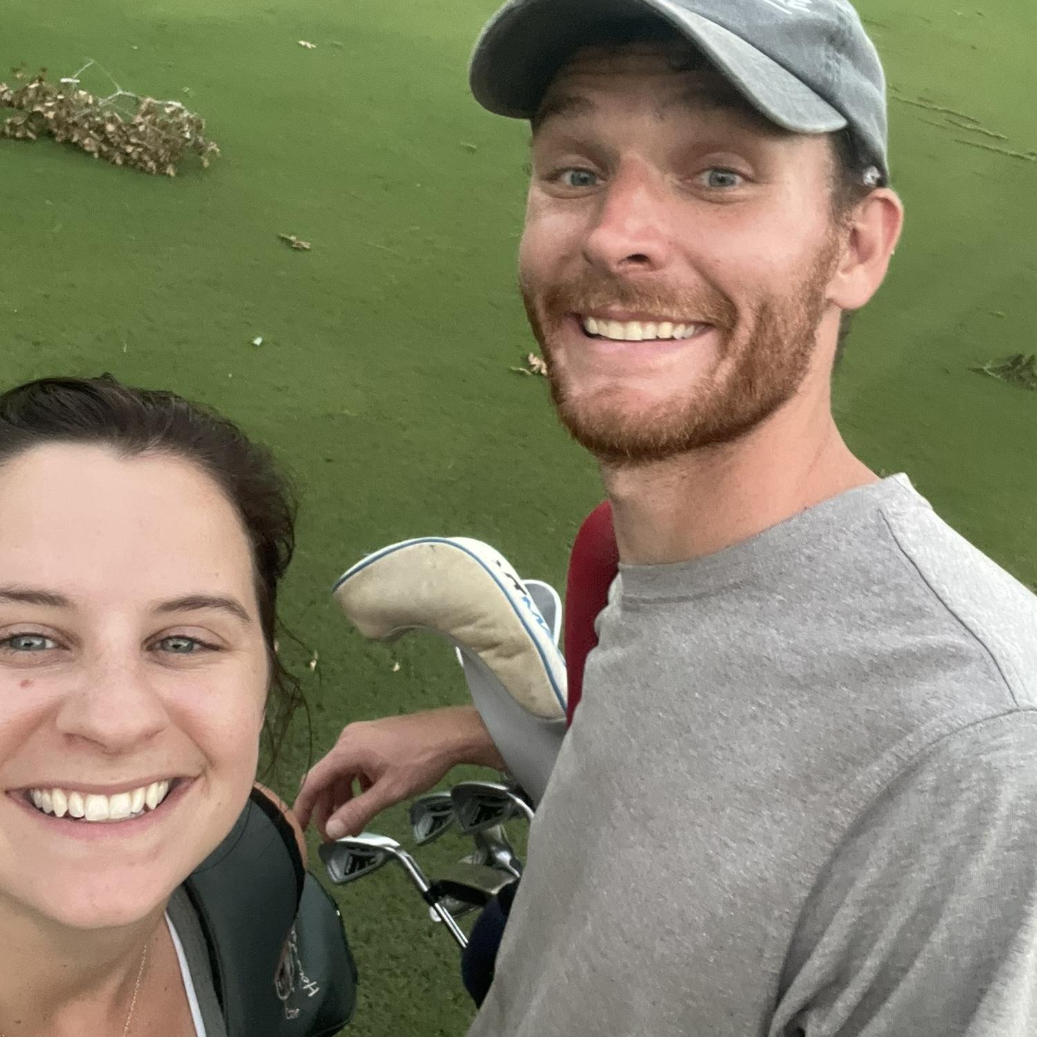 Casual golf days after the hurricane!