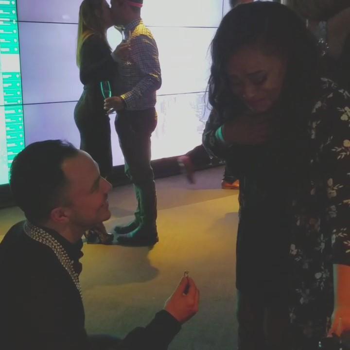 The moment she saw the ring