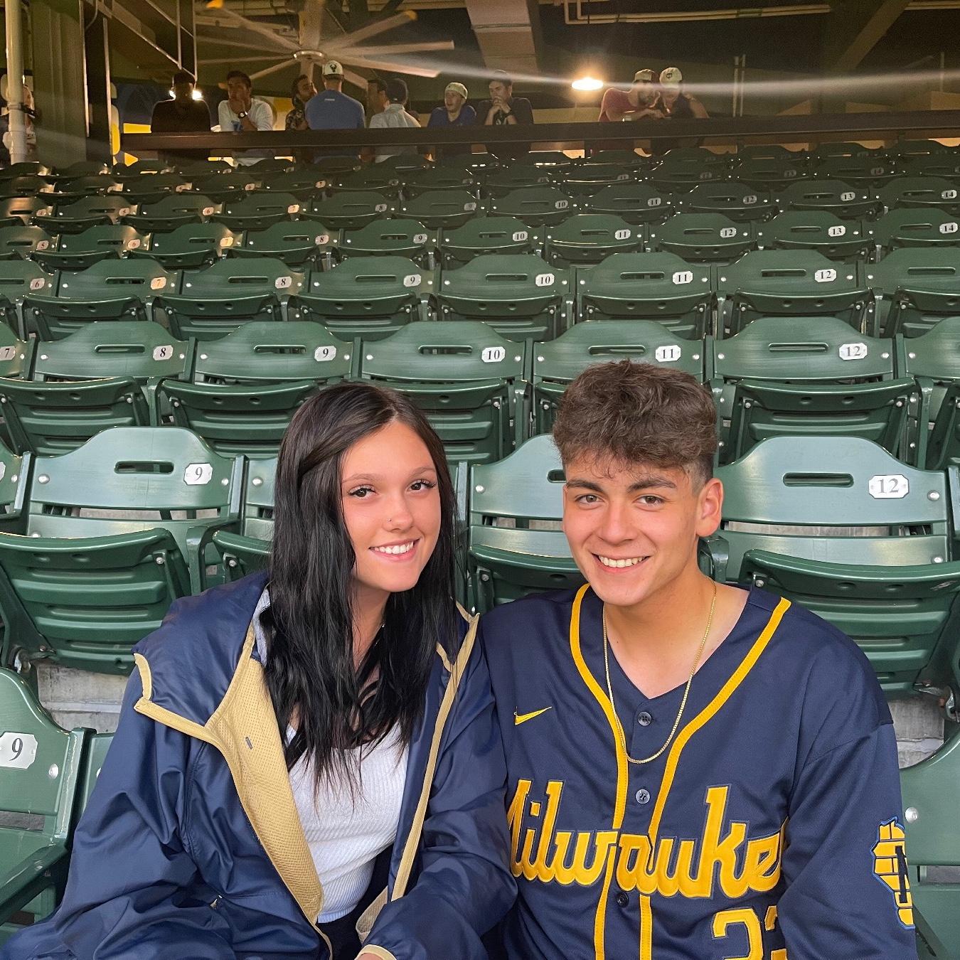 First Brewer game together!