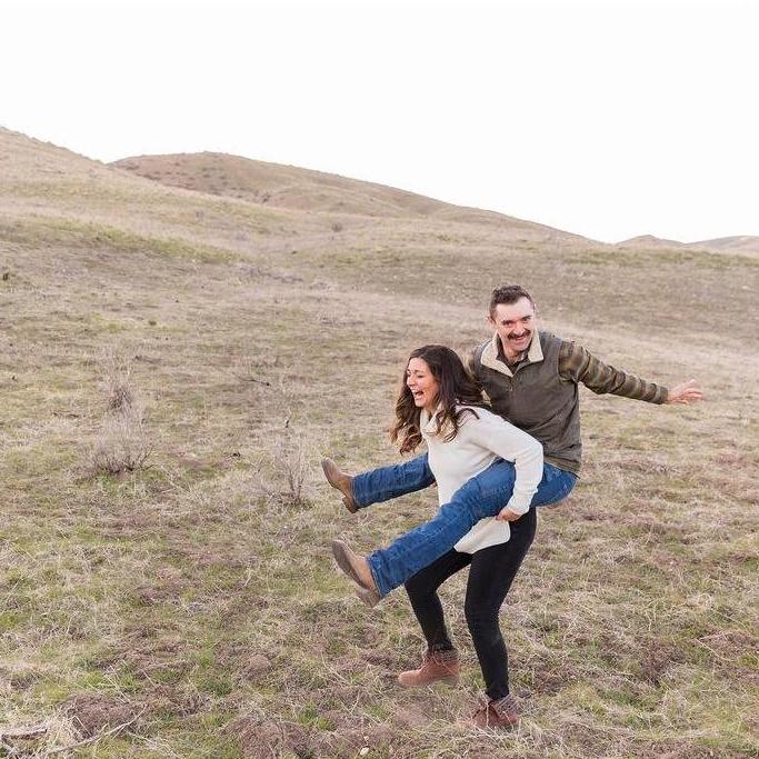 Engagement Photo Session @ Lucky Peak - April 8th, 2021. Camille Marie Photography