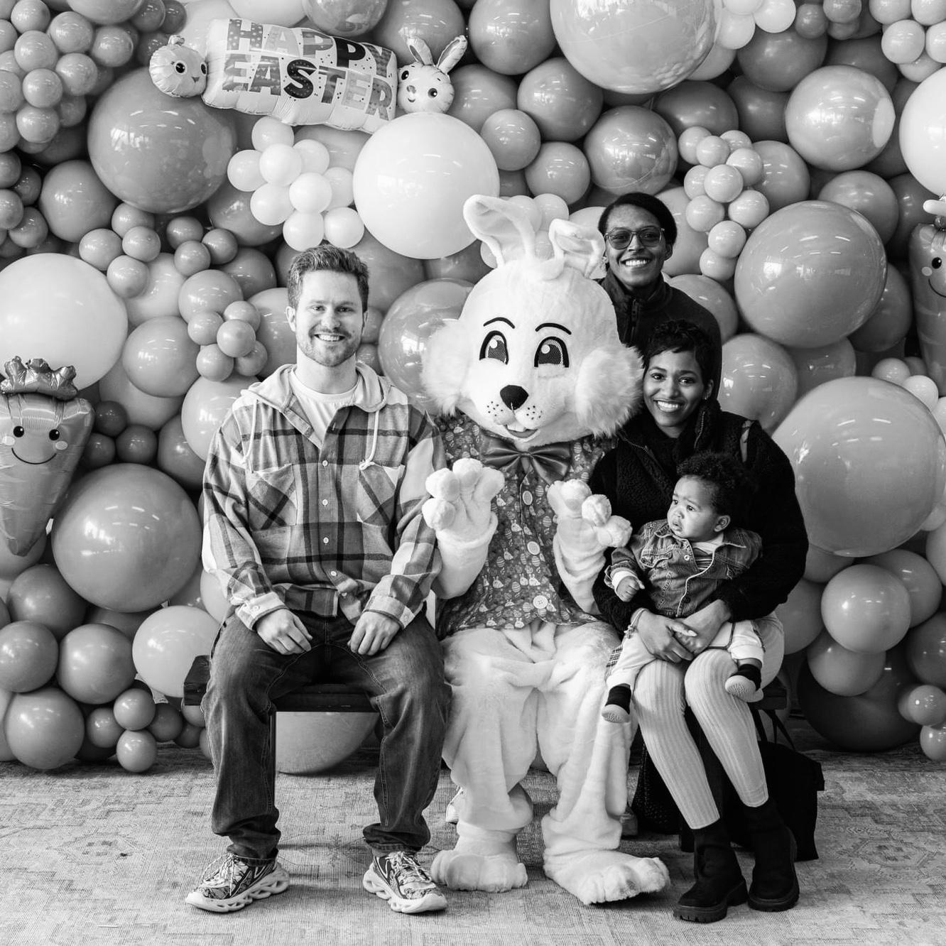 Easter family photos, ft. MC :)