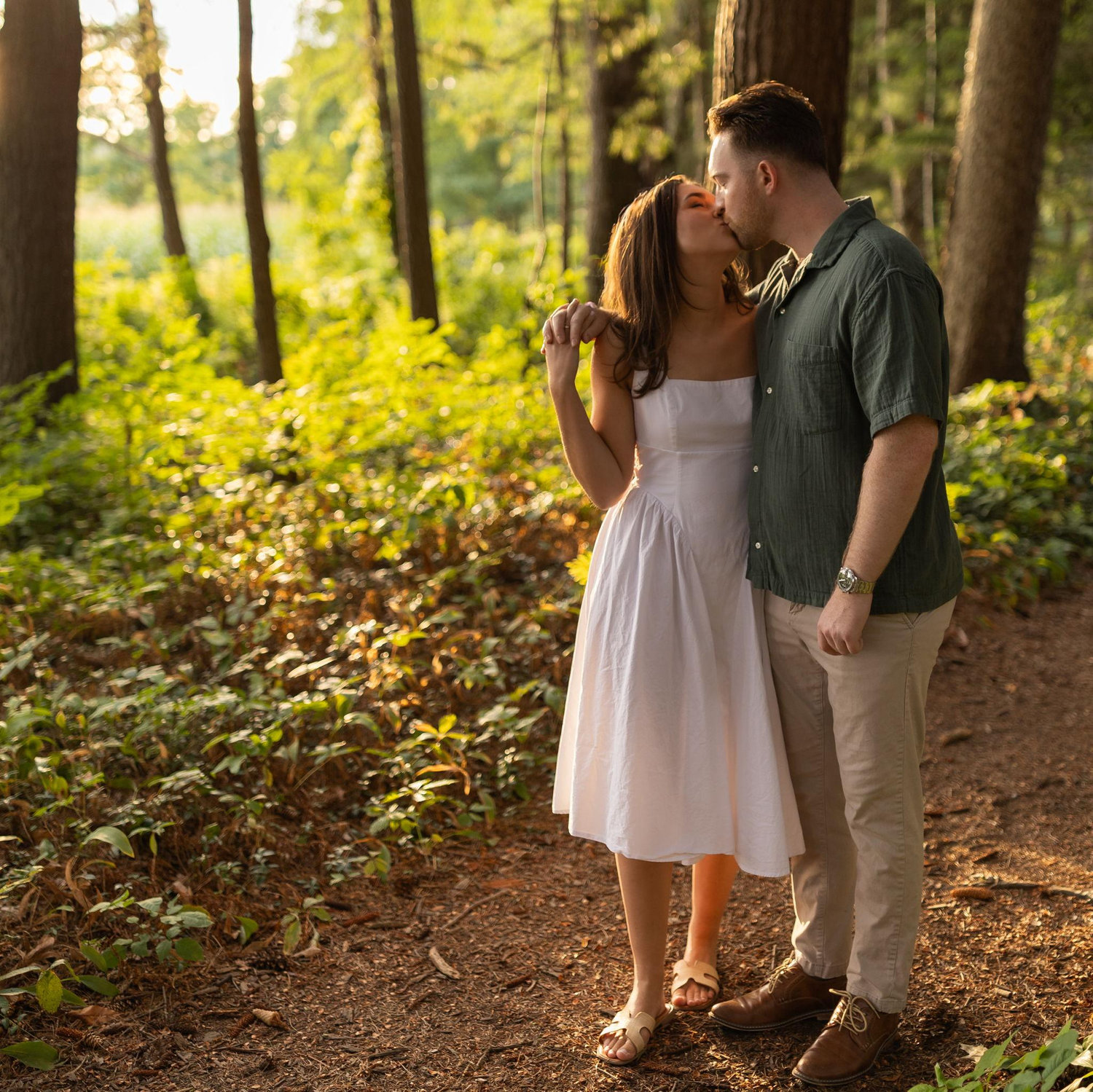 We finally got proper engagement photos taken! Photo from September 1st, 2025.