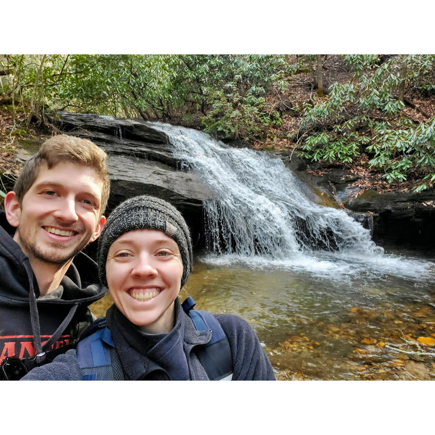 One of many waterfall hikes in beautiful North Carolina.