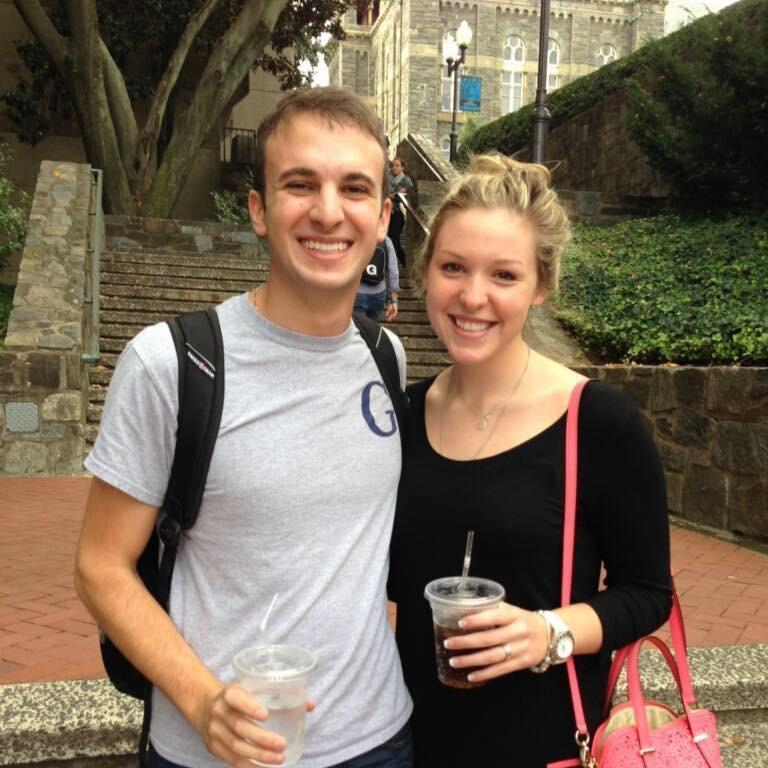 Freshman Year of College - Keri's first trip out to see Michael at Georgetown.