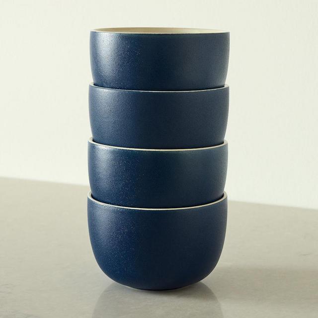 Aaron Probyn Kaloh Cereal Bowl, Navy, Set of 4