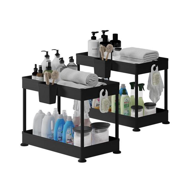 Under Sink Bathroom & Kitchen Cabinet Organizer