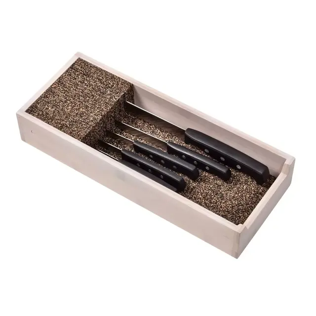 Squared Away™ In-Drawer Knife Organizer in Bamboo