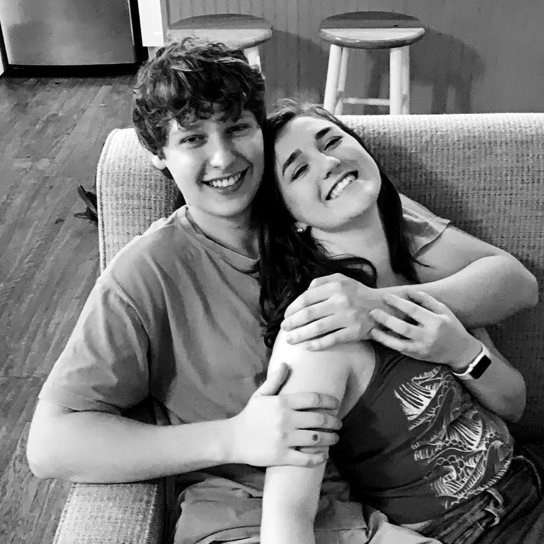 Our first photo together. (June 2020)
