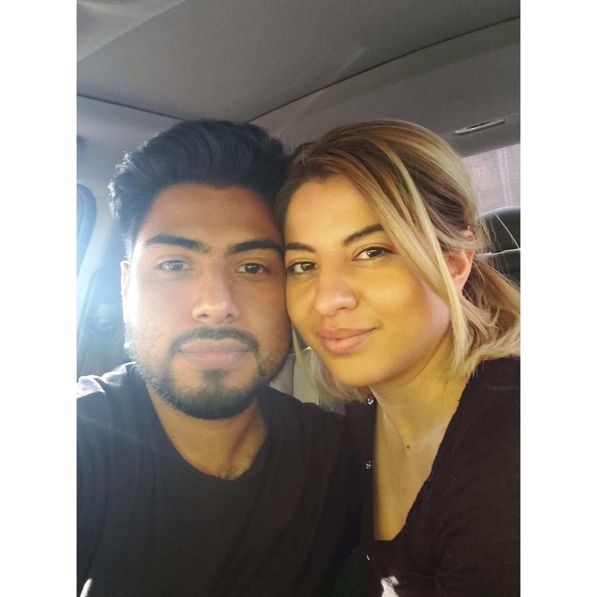 This is the very first picture we took together.