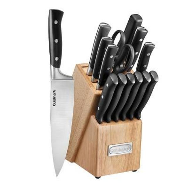 Cuisinart Triple Rivet 15pc Cutlery Block Set