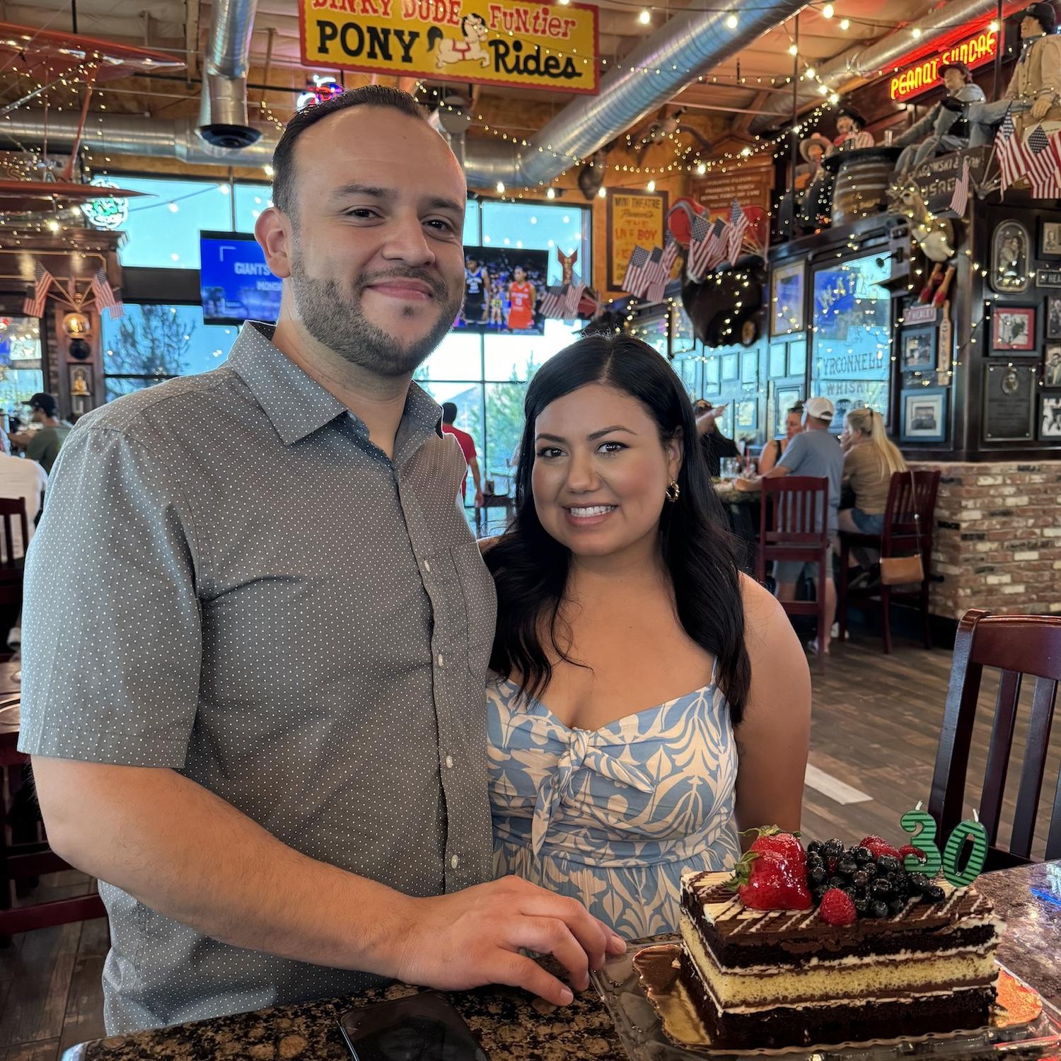 Celebrated Marin’s 30th birthday