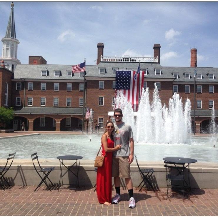 2015 - When we first started dating, we had "Sunday-Date-Days" every week when we were off work from the restaurant where we worked together. This one was from a date day in Alexandria, VA!
