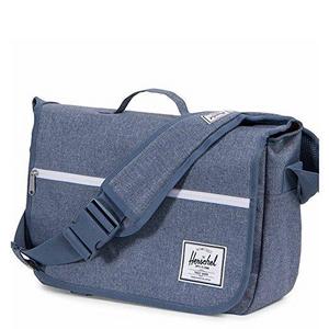 Herschel Supply Co. Pop Quiz Messenger, Dark Chambray Crosshatch