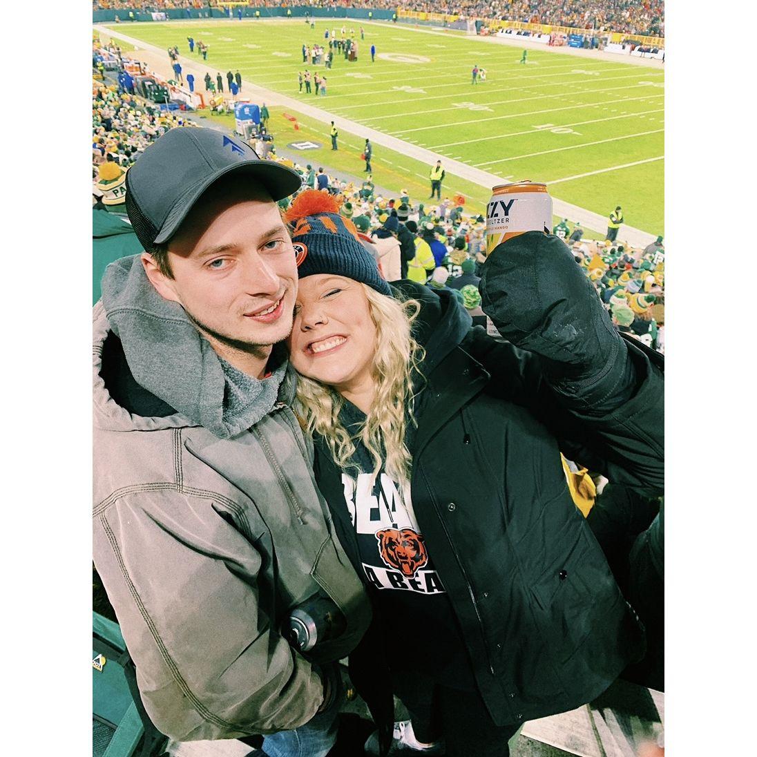 Our first NFL game together