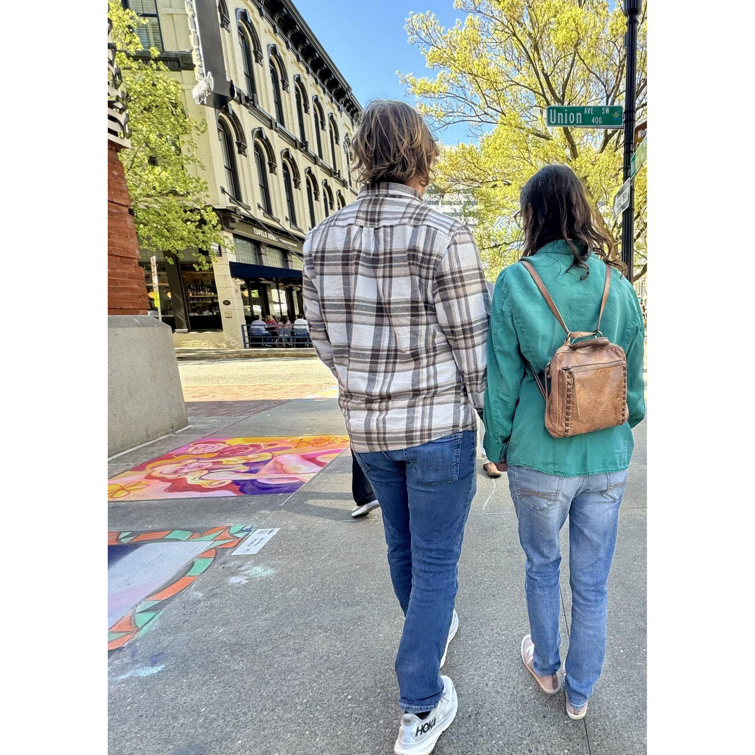 Walking toward Union Ave., naturally