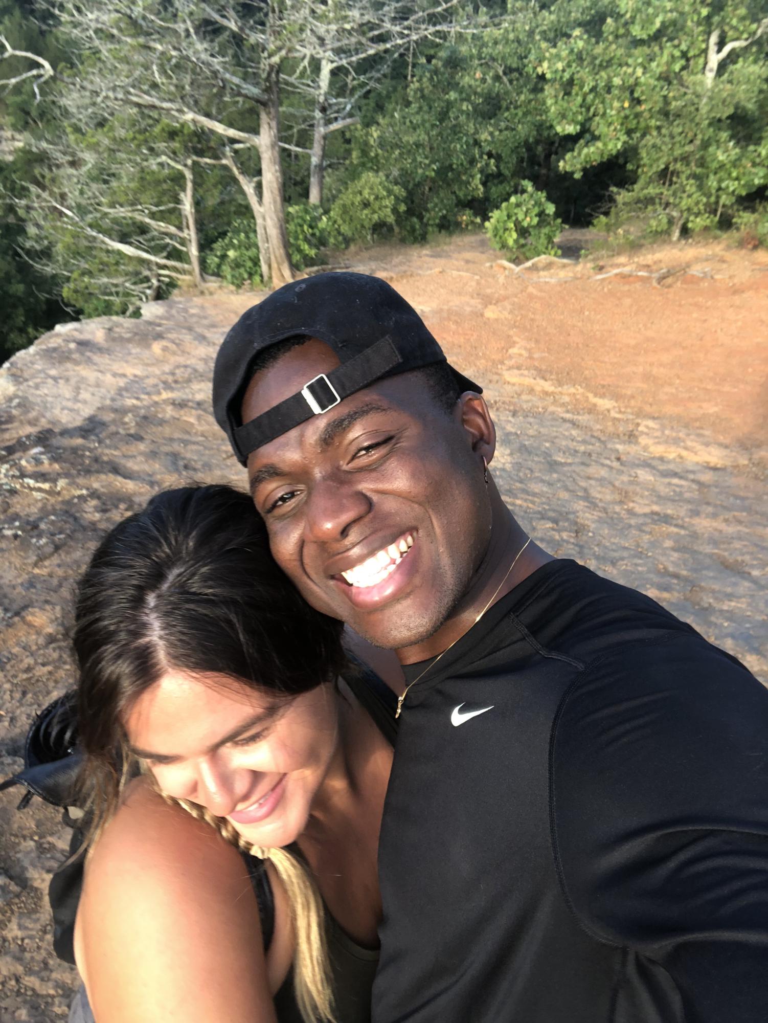 Caroline surprised Will with a sunrise birthday hike at Devils Den.