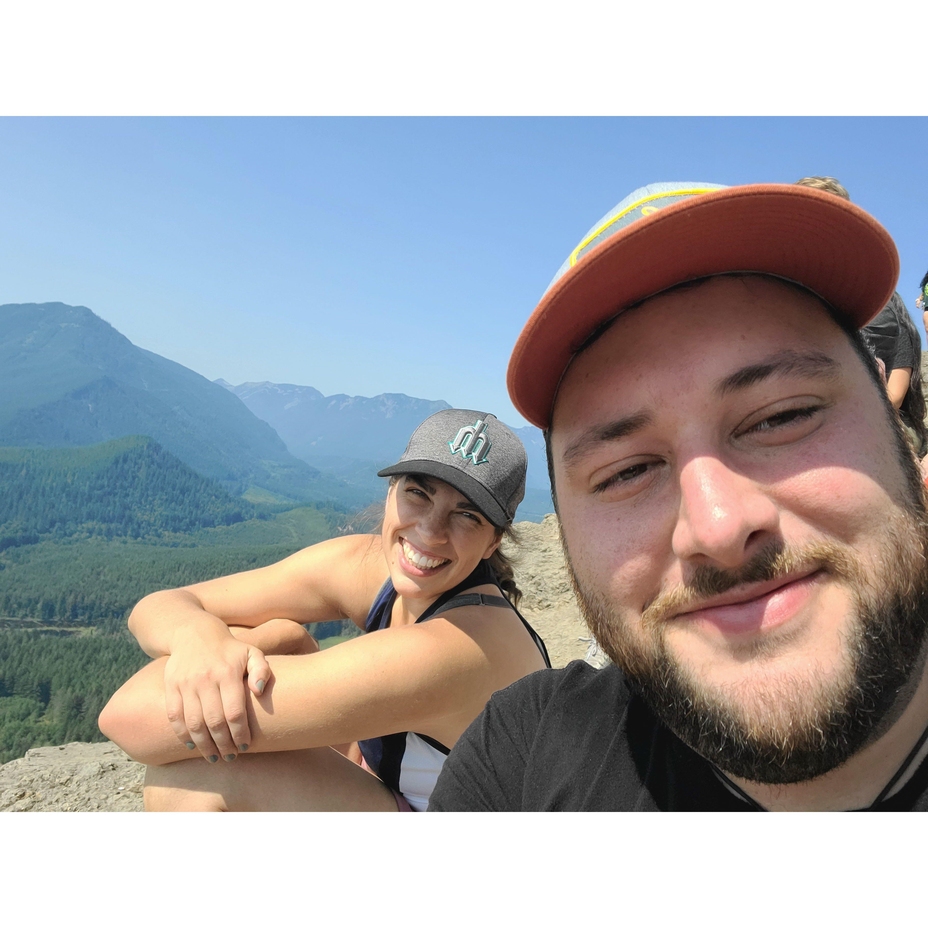 Rattlesnake Ledge (there was a dog panting loudly right behind us... we all thought it was Casey)