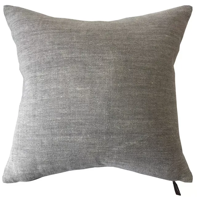 Bee & Willow™ Home Solid Woven Linen Square Throw Pillow in Light Blue