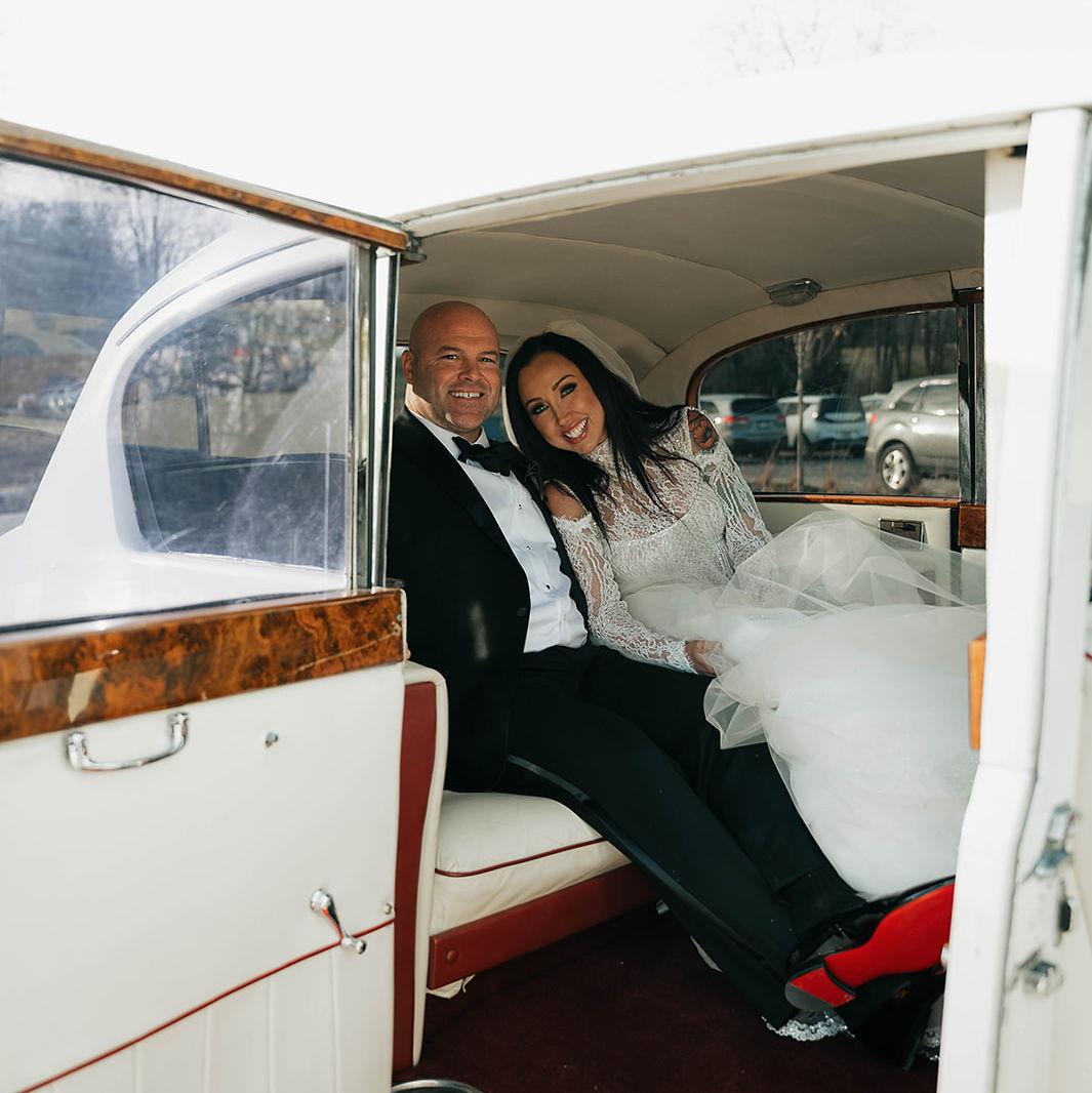 We're married!