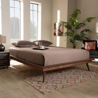 Karine Mid-Century Modern Platform Bed Frame