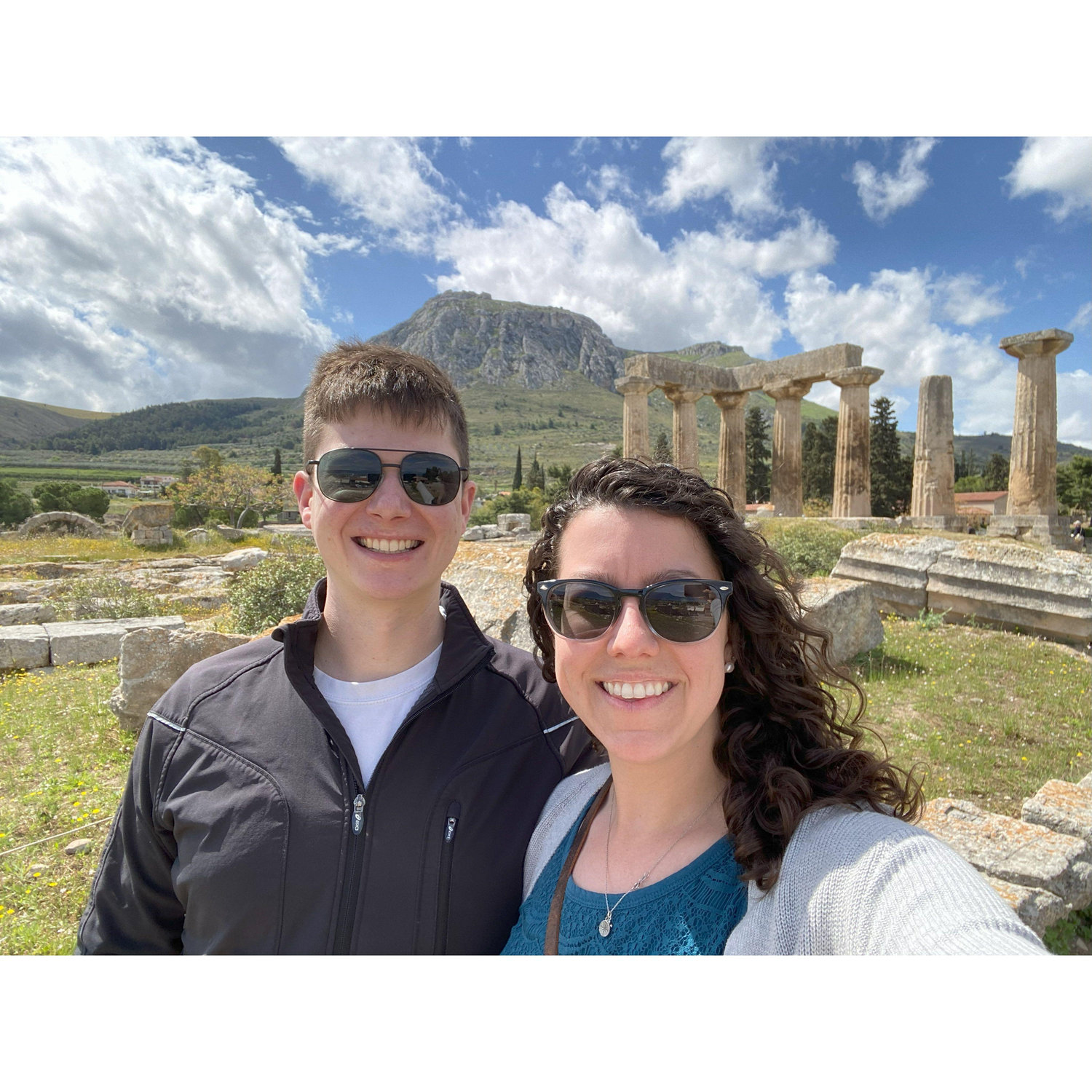 Exploring the Corinth ruins