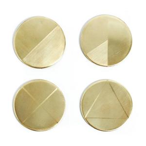 Brass Coasters - Set of Four