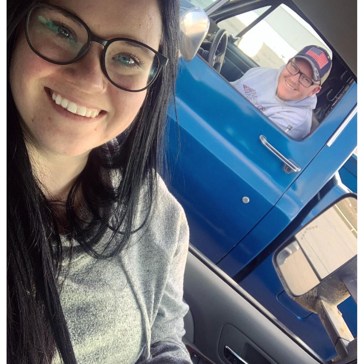 Our first photo together!