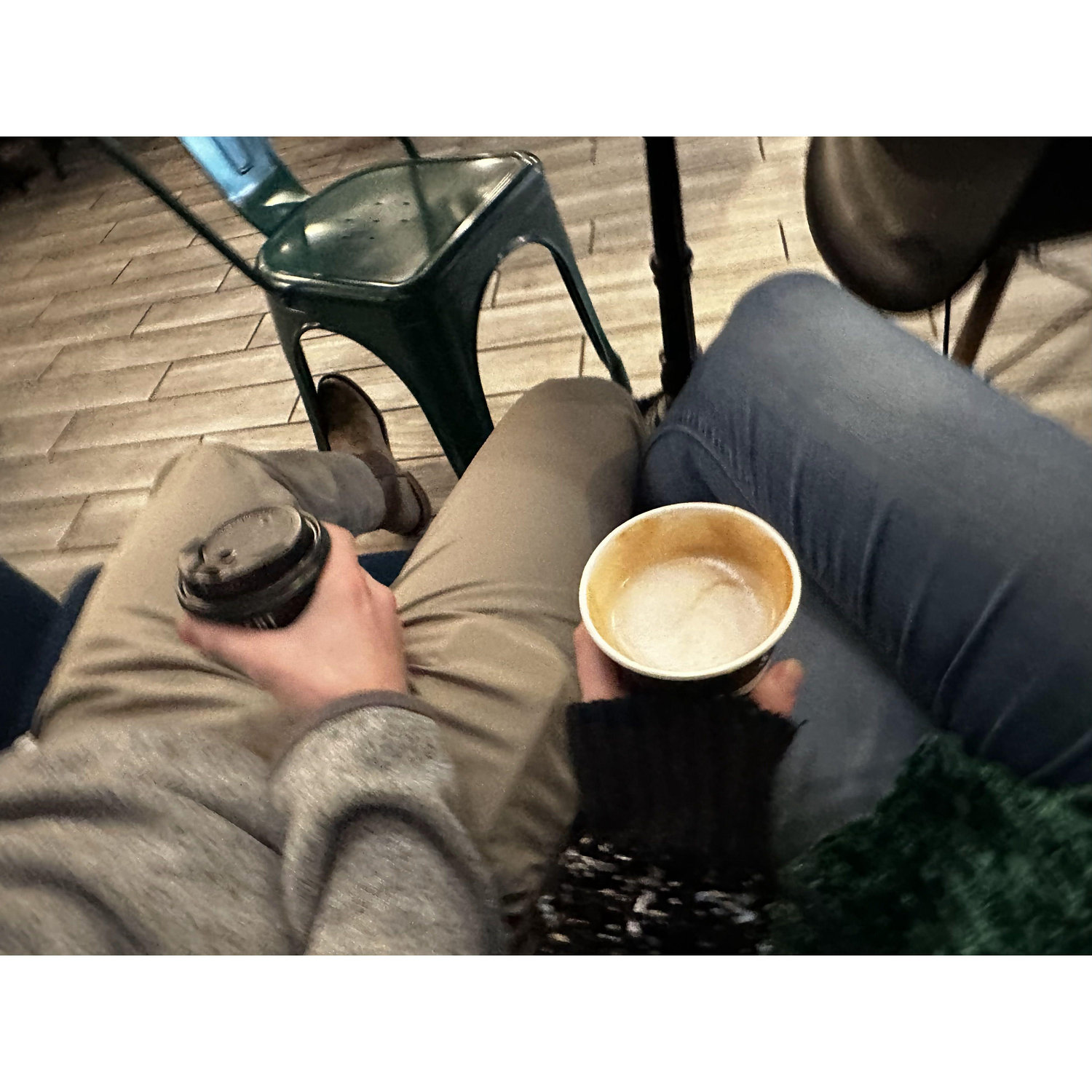 Trying fun lattes