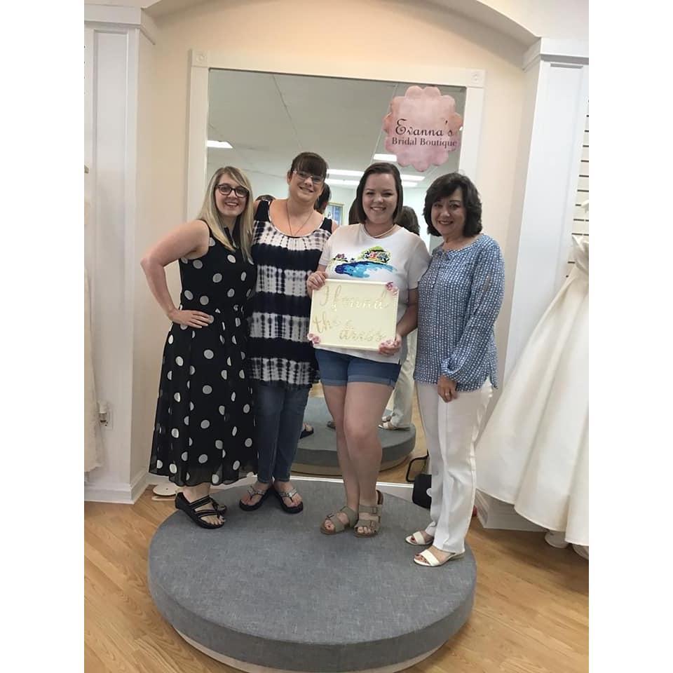 One of my bridesmaids, my mother, and his mother were the most encouraging when I found my dress. Looking forward to an amazing day with these amazing ladies!