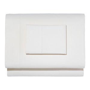 280-Thread-Count Pima Cotton Percale Sheet Set (King – White)