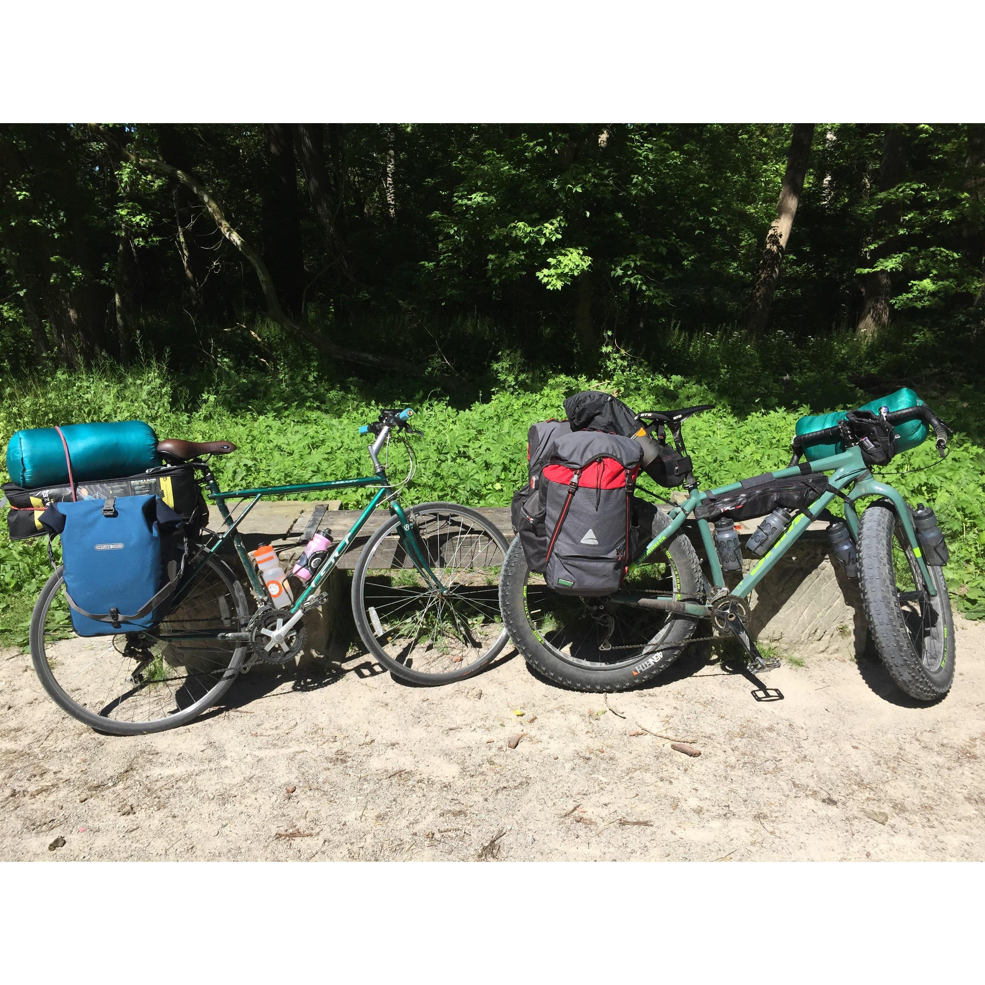 First bike camping trip