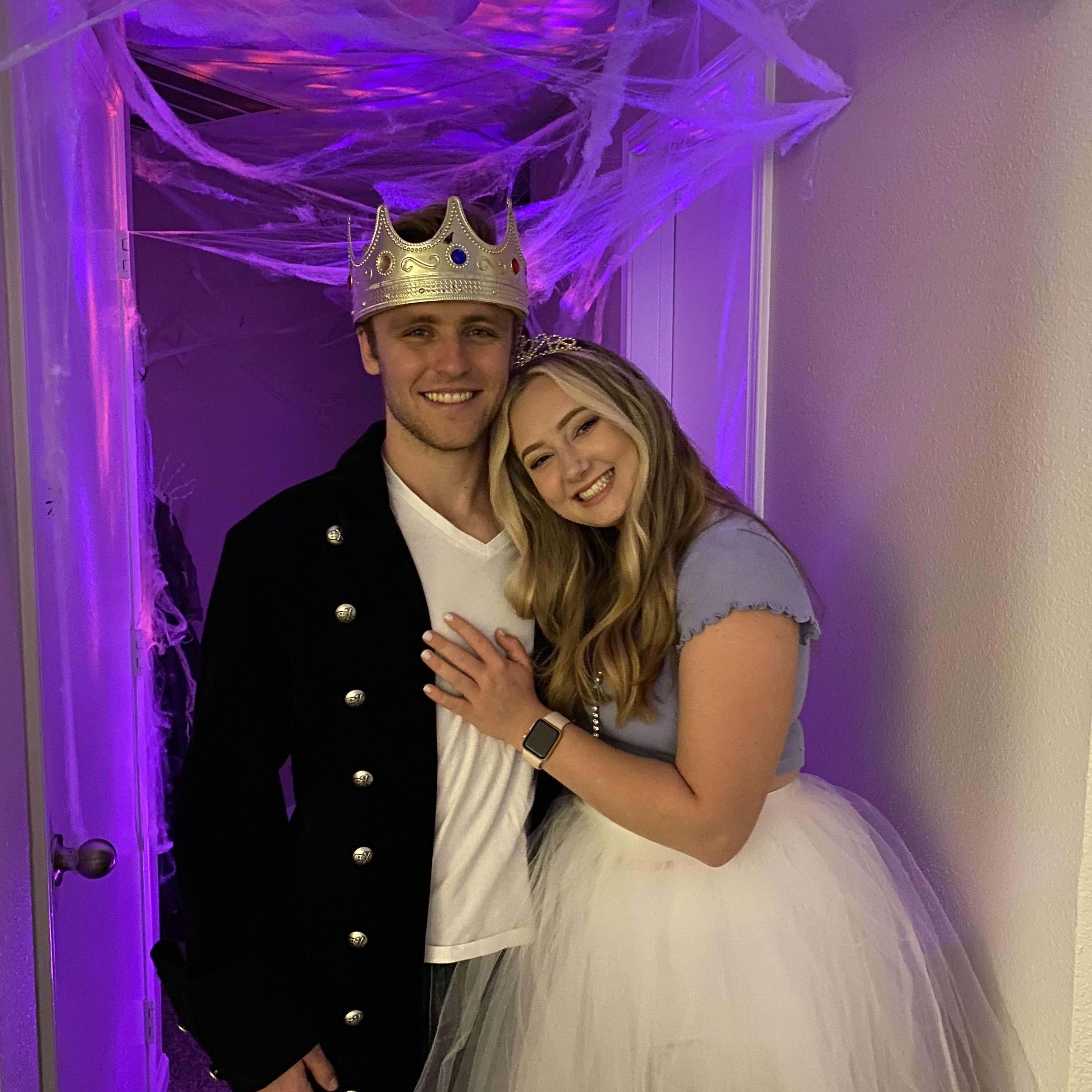 When we played royalty for Halloween. 
