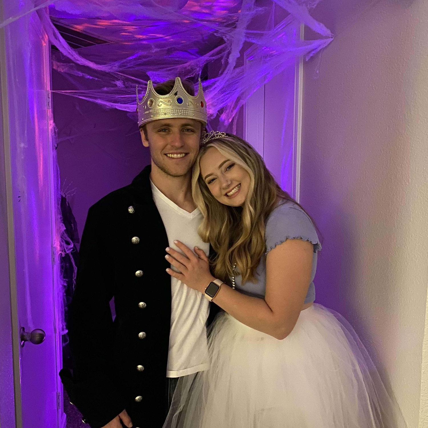 When we played royalty for Halloween. 