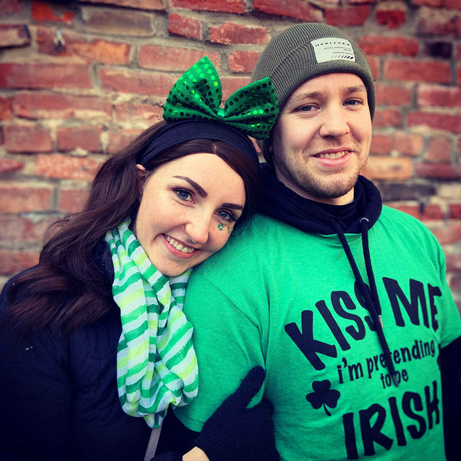 The second Saint Patty's day we spent together