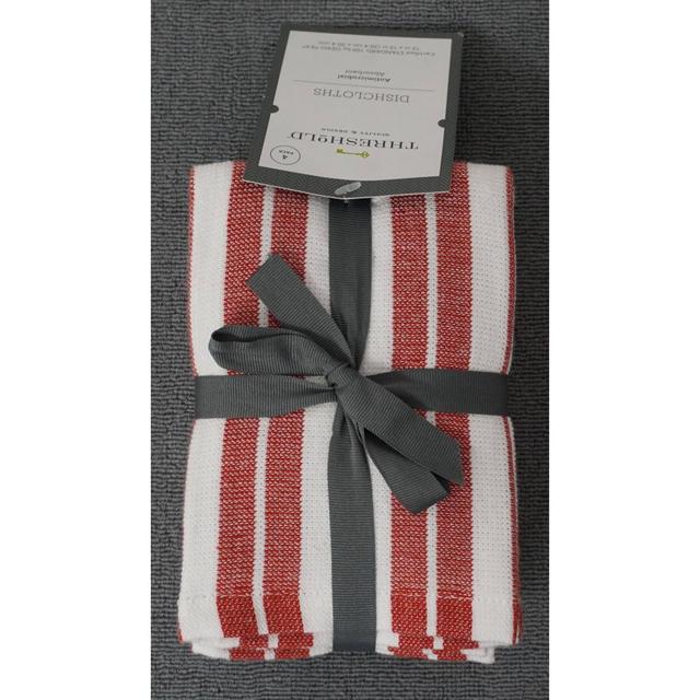 4pk Antimicrobial Dishcloths Red - Threshold™