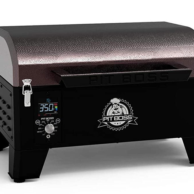 PIT BOSS 10697 Table Top Grill, Mahogany