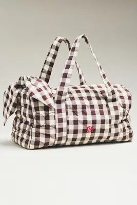 Damson Madder x Anthropologie Exclusive Cotton Quilted Weekender Bag