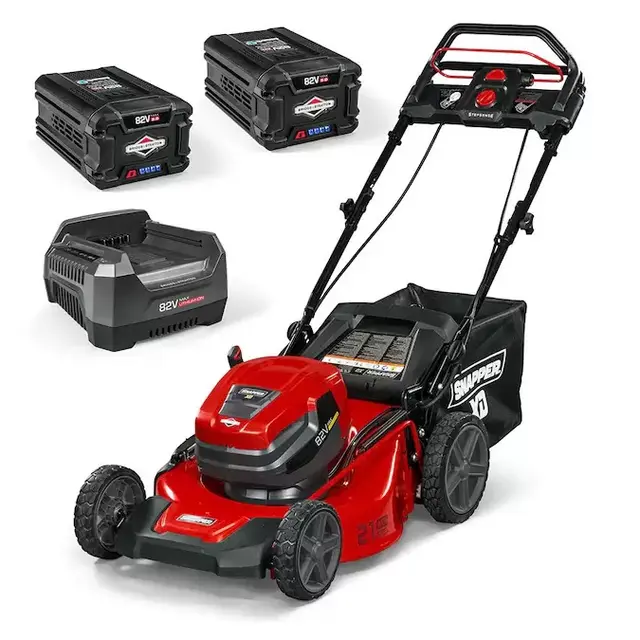 Snapper 82-Volt Brushless 21-in Self-propelled Cordless Electric Lawn Mower 2 Ah (Battery and Charger Included)