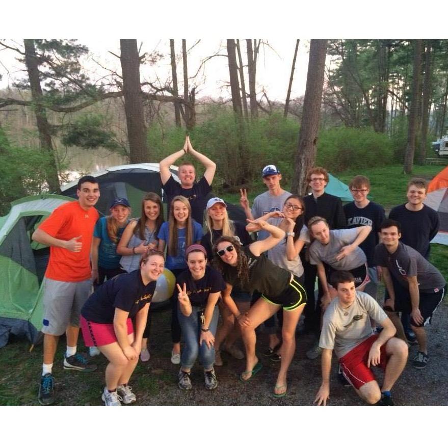 Another case of mutual interest is what brought us together on this university camping trip in April 2015.